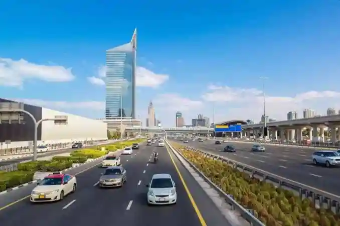 Driving in Dubai