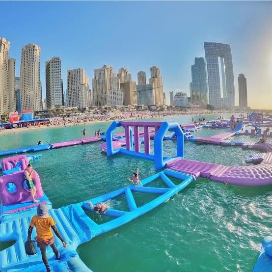Aqua Fun Water Park, Marina Beach, Dubai