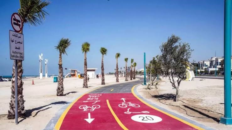 Jumeirah’s Cycling Track in Dubai