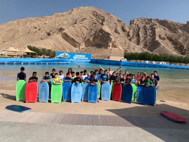 Rafting at Wadi Adventure UAE