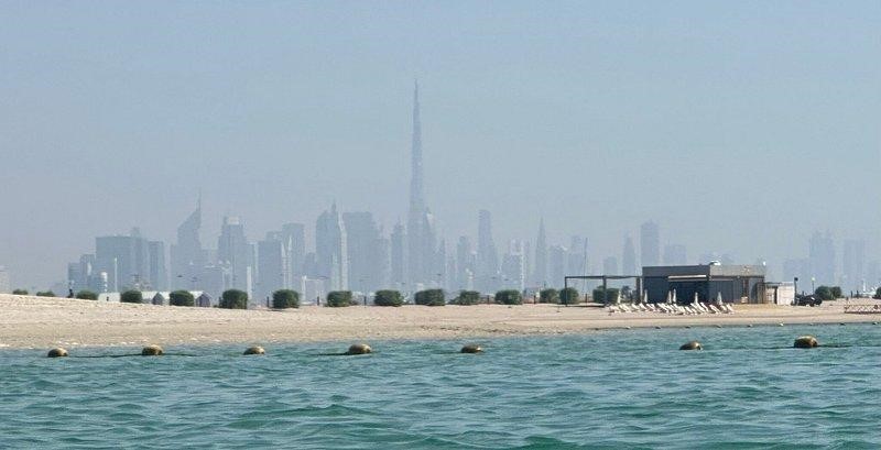 Pristine Water of Dubai Islands Beach