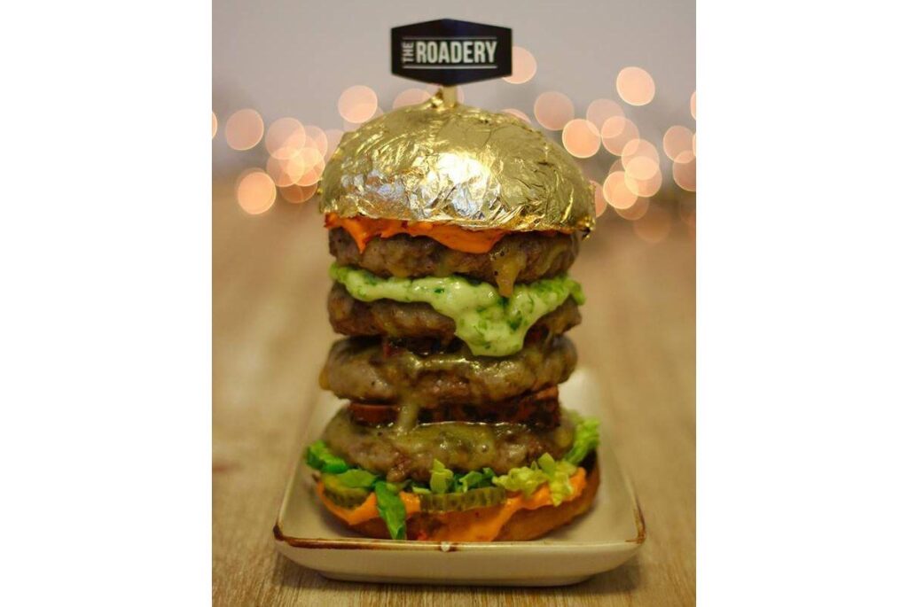 Gold Burger Inspired by Burj Khalifa
