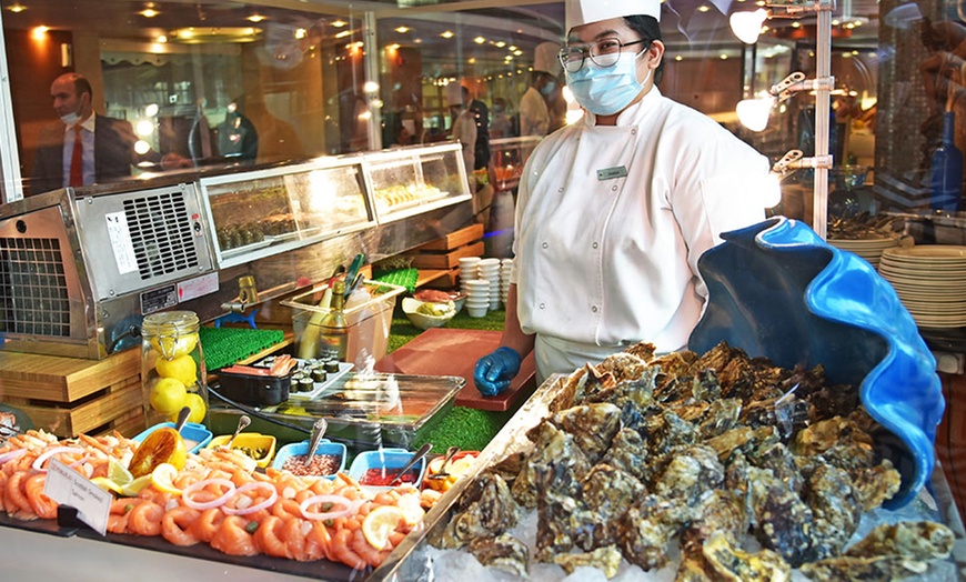 Seafood Buffet at Pergolas