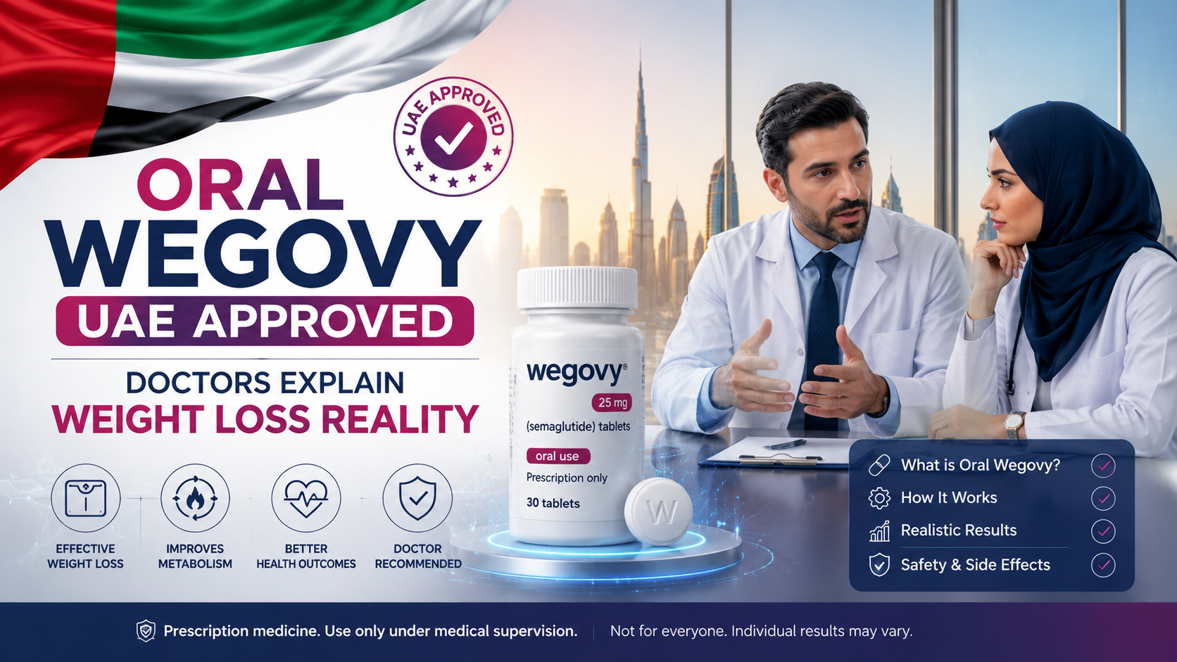 Oral Wegovy UAE Approved - Doctors Explain Weight Loss Reality