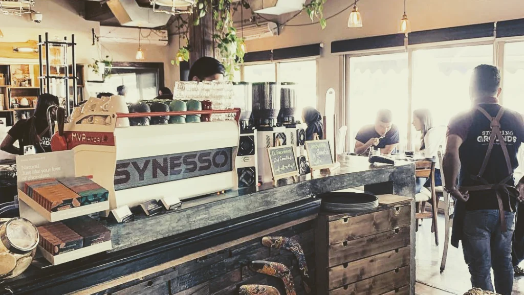 Coffee at Stomping Grounds