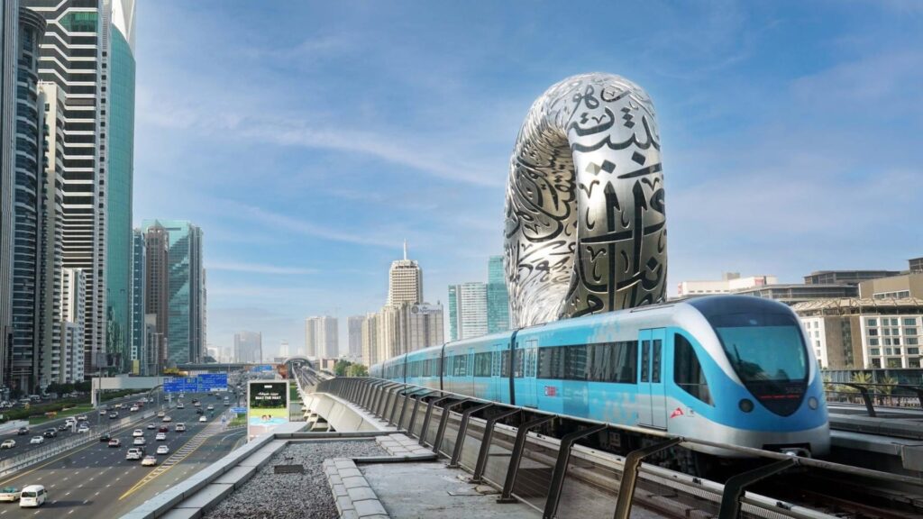 A glimpse at the Dubai Metro